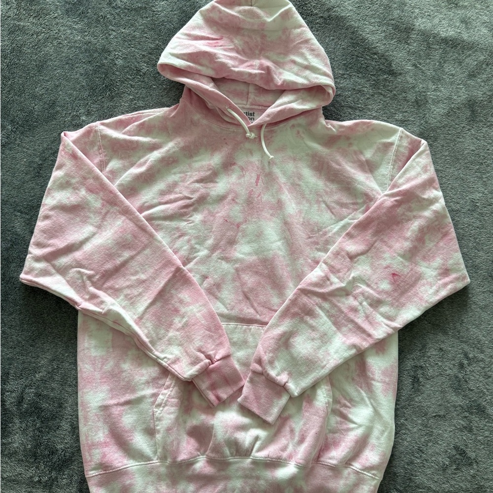 Pink Tie-Dye Hoodie